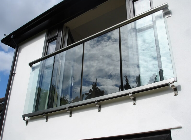 Orbit Balconnette Juliet balcony — circular handrail, classic profile