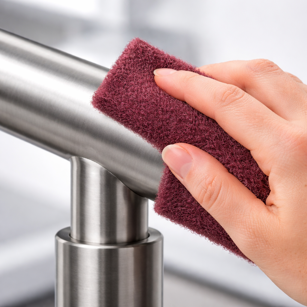 Maintaining stainless steel glass balustrade fittings