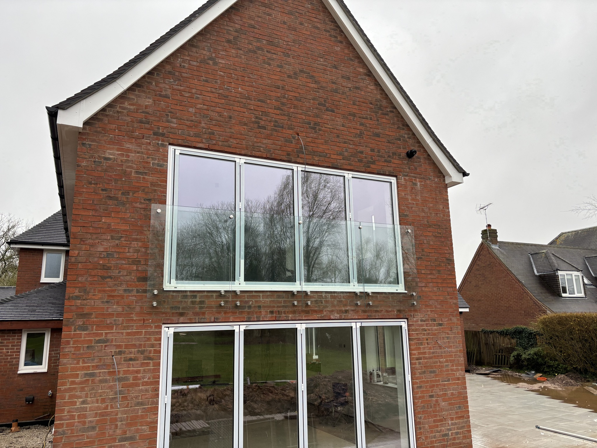 Frameless Juliet Balcony — Chesterfield