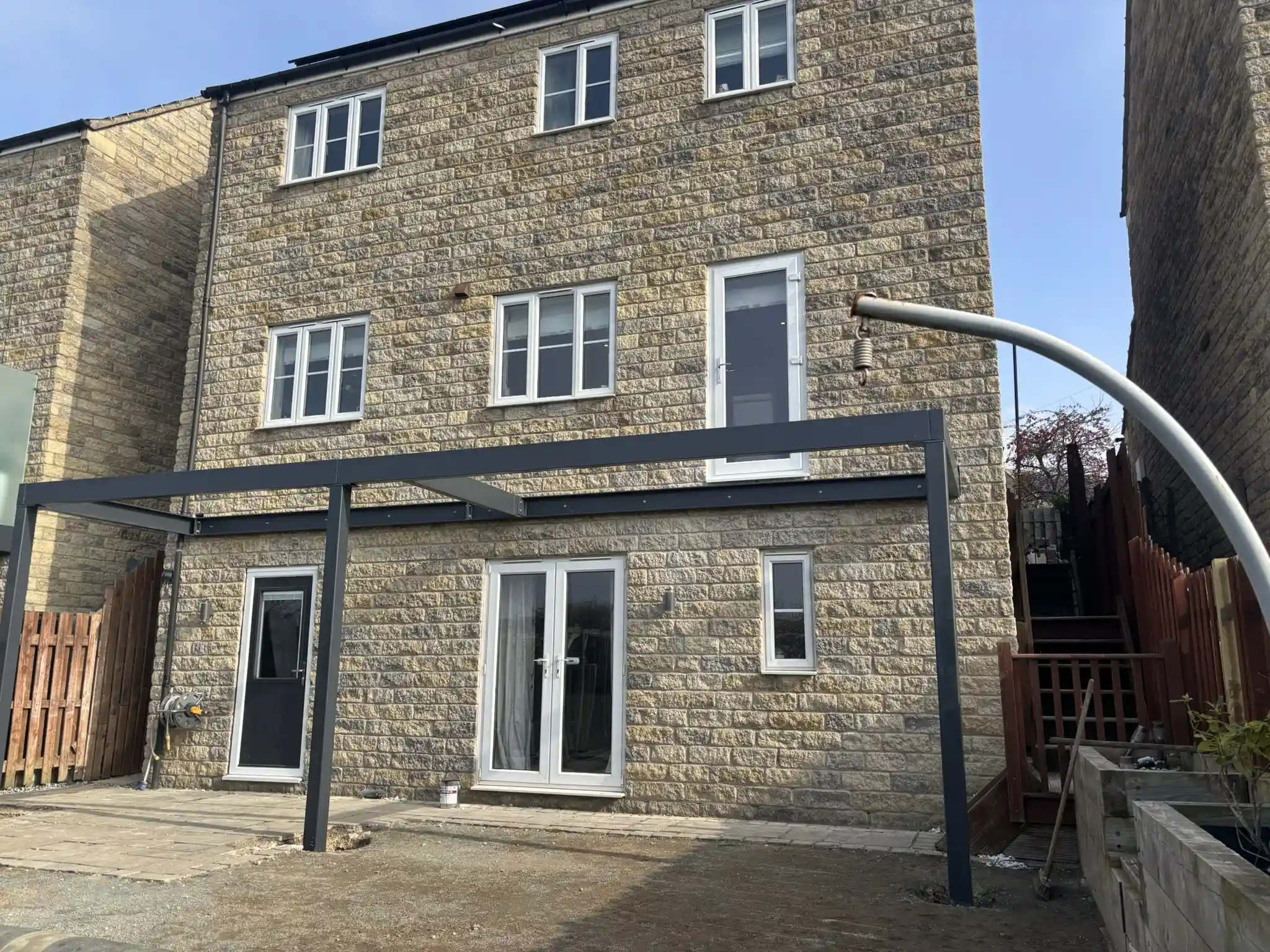 Full structural installation including steelwork and glazing system
